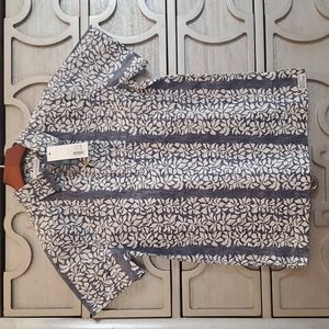 Janie and Jack REYN SPOONER TAHITIAN GARDENIA SHIRT Hawaiian Aloha shirt